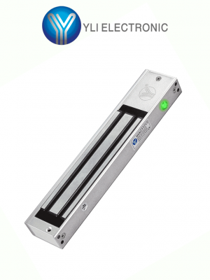 YLI YM280NLED - Cerradura Magnética con LED / Fuerza de Sujeción 280Kg /600Lb / Voltaje Dual 12v/24 VDC / Puertas de madera, vidrio, metálica - Image 1
