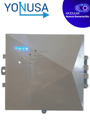 YONUSA EYM12000127NG - Energizador Modular para Cercos Eléctricos, Salida de Hasta 12,500 V, Alcance de 2,500 Metros Lineales (500 Metros en 5 Líneas), Alimentación 110/220 VAC, Compatible con Módulo WiFi, Bajo Consumo - Image 1