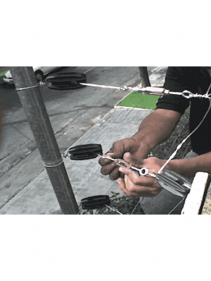 YONUSA AP201 - Aislador de esquina para cercas electricas YONUSA para fabricacióno de poste de esquina/ Facil instalación - Image 5