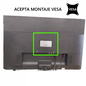 ZKTECO ZD222K - Monitor LED Full HD de 21.5 pulgadas / Resolución 1920 x 1080 / 1 Entrada de video HDMI y 1 VGA / Altavoces Incorporados / Ángulo de Visión Horizontal 170° / Soporte VESA / Ahorro de Energía / 24/7 / Incluye Cable HDMI - Image 2