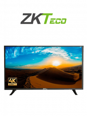 ZKTECO ZD434K-Monitor LED UHD Profesional de 43 pulgadas / Resolución 3840 x 2160 / 2 Entradas de video HDMI y 1 VGA / Altavoces Incorporados / Ángulo de Visión Horizontal 170° /  Soporte VESA / Operación 24/7 /  Incluye Cable HDMI - Image 1