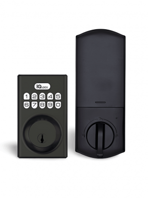 QOLSYS IQDLK-PGK-MB Cerradura con botón pulsador - Cerradura Inteligente PowerG, color negro mate ( Matted Black ) - Image 4