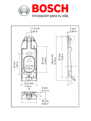 BOSCH A_ARC1R31B103B101A - Lector de Proximidad / Wiegand / Mullion - Image 2