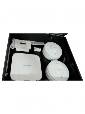 DAHUA WISUALARM DHI-HY-DBRF- Maletín DEMO de sistema de incendio residencial, Incluye DHI-HY-GW02A/DHI-HY-SA5MA/DHI-HY-HT5MA/DHI-HY-SA5MB/ DHI-HY-HT5MB/DHI-HY-MRF50-R8/DHI-HY-GW01A/ SA30A-R8/ SA40A-R8/ HT10A-R8/GC20D-R8/ GC30A-R8, - Image 5