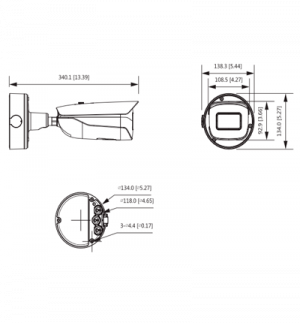 DAHUA IPC-HFW7442HN-ZFR - Cámara IP Bullet Resolución de 4 MP/ Lente Mot. 2.7 a 12mm/ ∢ 114°-47°/ IR 60 mts/ IA WizMind/ Reconocimiento Facial/ Metadatos de Video/ Conteo de Personas/ Starlight/ ePoE/ WDR 140dB/ H.265/ IP67/ IK10/ E&S Alarma/ E&S Audio/ - Image 2