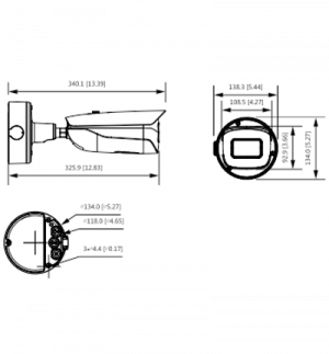 DAHUA IPC-HFW5242HN-ZHE-MF - Cámara IP Bullet Resolución de 2 MP/ Lente Mot. 2.7 a 18mm/ ∢ 107°-33.9°/ IR 70 mts/ IA WizMind/ Detección Facial/ Protección Perimetral/ Conteo de Personas/ Starlight/ ePoE/ WDR/ H.265+/ IP67/ IK10/ E&S Alarma/ E&S Audio/ - Image 3