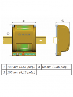 BOSCH A_APSPSU60 - Fuente de energia 12V o 24V / Puerto para bateria integrado / Compatible con controlador AMC2 - Image 5