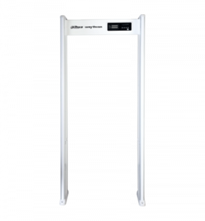 Dahua ISC-D109L Arco detector de metales con 9 zonas de detección, pantalla de 5 dígitos, luces indicadoras y contador de paso. Ofrece alarmas ajustables con 99 tonos y volumen configurable, brindando seguridad y precisión. - Image 2