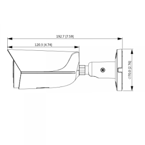 DAHUA IPC-HFW2431TN-ZS-S2 - Camara IP Bullet 4 Megapixeles/ Lente Motorizado de 2.7 a 13.5mm/ IR 60Mts/ WDR Real 120dB/ Starlight/ WDR Real 120dB/ Videoanaliticos con IVS/ Ranura Micro SD/ IP67/ PoE/ - Image 2