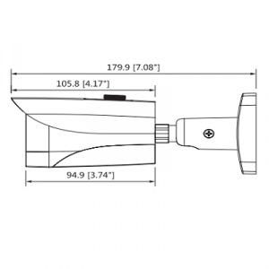 DAHUA HAC-HFW2249E-A-NI - Cámara Bullet Full Color 2 Megapixeles/ Serie Pro/ Lente de 3.6 mm/ Microfono Integrado + 1 Entrada de Audio/ FullColor-Starlight Sin Leds/ WDR Real/ IP67/ - Image 4