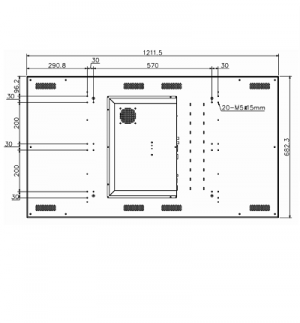 DAHUA DHL550UDM-EG - Pantalla de 55 Pulgadas FHD para Video Wall/ Panel LCD de Grado Industrial/ Ideal para Trabajar 24/7/ Marco Ultra Delgado de 1.8 mm (0.9mm Cada Marco)/ Interfaces HDMI, DVI, VGA, BNC y USB/ - Image 2