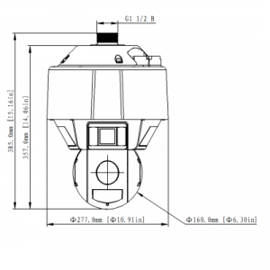 DAHUA SDT5X405-4F-WA - Cámara PTZ Dual de 4 Megapixeles con Inteligencia Artificial/ Lente panorámico de 6mm/ Lente para Detalle de Zoom 10-50mm/ IR de 100 Mts/ Soporta Reconocimiento de Rostros/ Captura de Rostros - Image 4