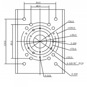 DAHUA PFA150 - Montaje para poste compatible con camaras PTZ series SD65XX / SD69 / SD63 / SD64 / SD6A / SD6C - Image 3