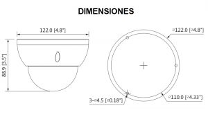 DAHUA HDBW2501R-Z-DP- Camara Domo de 5 Megapixeles / Lente Motorizado de 2.7 a 13.5/ STARLIGHT 0.005 Lux/ WDR Real 120 dB/ IR de 30 Mts/ 1 Entrada de Audio/ IP67/ IK10/ 12VCD/24VAC/ - Image 3