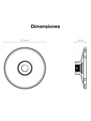 VIVOTEK AM-525_V01 - Base para montaje de cámaras domo exteriores, fabricada en material metálico - Image 2