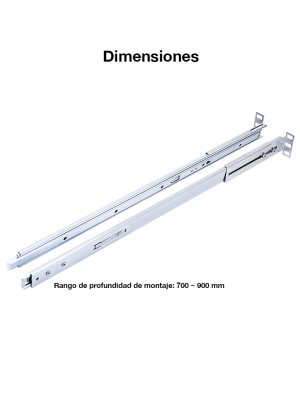 VIVOTEK AM-612 - Soportes de montaje en rack para grabadores ND VIVOTEK, modelos compatibles: ND9441, ND9541, ND9442P, ND9542P - Image 2