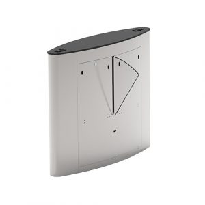 ZKTECO FBL5222 - Barrera Peatonal Central / Acero SUS304 y Cristal Templado / Aleta de Acrílico / Carril 60 cm / Exterior Protegido / 30 a 40 Personas X Min / 2 Millones de Ciclos / Incluye Panel INBIO260 PULL y  FR1200 ID - Image 2