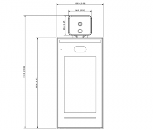 DAHUA ASI7213XT1- Control de acceso STANDALONE por Reconocimiento Facial con Detección de Temperatura/ 100,000 Rostros/ Para Interior/Pantalla 7" - Image 2