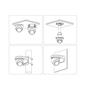 DAHUA IPC-HDW5241TMN-ASE-0280B - Cámara IP Domo Resolución de 2 MP/ Lente 2.8 mm/ ∢ 106°/ IR 50 mts/ IA WizMind/ Detección Facial/ Protección Perimetral/ Conteo de Personas/ Starlight/ PoE/ WDR/ H.265/ IP67/ Micrófono/ - Image 3