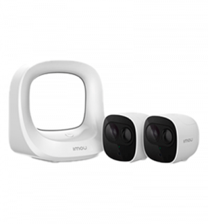 IMOU CELLPROKIT2 – 2 Cámaras 100% Libres de Cables +Estación Base/ Batería Recargable/ 2 Megapíxeles/ Audio Dos Vías/ Detector PIR Integrado/ IR de 10 Metros/ Compatible con Alexa y Asistente de Google/ Almacenamiento en Estación Base/ Wifi/ - Image 2