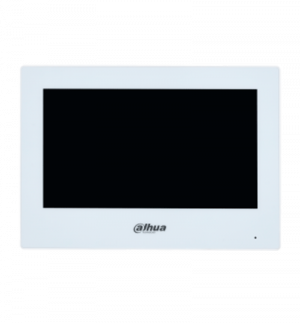DAHUA VTH2621GW-P - Monitor IP Touch de 7 Pulgadas/ Serie Lite/ Blanco/ Poe Estandar/ 6&1 E&S de Alarmas/ Uso Interior/ Modo No Molestar/ H.265/ Soporta Hasta 4 Frentes de Calle y 4 Monitores Adicionales/ - Image 2