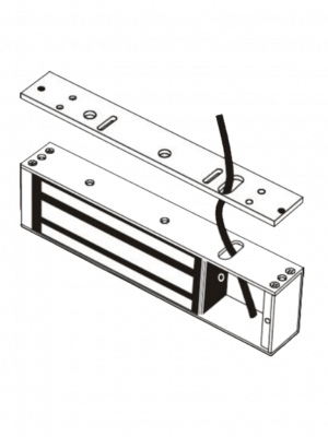 E941SB600PQ - Cerradura Electromagnética de 600 lb / Sensor de adherencia / LED de estado / Voltaje Dual 12/24 VDC / Homologada UL - Image 2