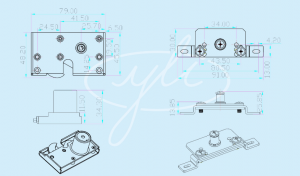 YLI YEH210 - Cerradura electrica de gancho / Para puerta corrediza o ventanas sobre riel - Image 6