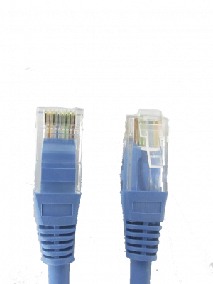 SAXXON P63UA - Cable patch cord UTP 3 metros / CAT 6 / Color azul - Image 1