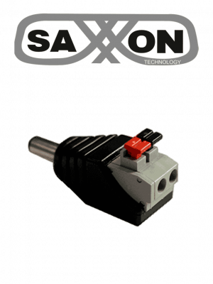 SAXXON SX52A - Adaptadores MachoTipo Jack Polarizado / Paquete de 10 piezas / Terminales de Presión / Fácil Instalación/ 12v - Image 1