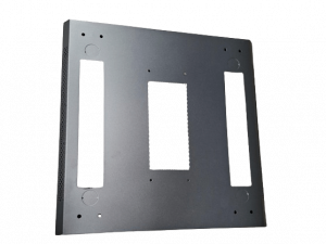 SAXXON SXR42U6642S - Gabinete de Piso color Negro / 42UR / Puerta de Vidrio Templado / Alto 198 cm / Ancho 60 cm / Profundidad 60 cm / Incluye Base con 2 Ventiladores 110V - Image 6