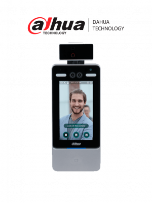 DAHUA ASI7213Y-V3-T1 - Control de Acceso de Reconocimiento Facial/ Pantalla de 7 Pulgadas/ Medición de Temperatura/ 50,000 Rostros. Tarjetas y Passwords/ 100,000 Registros/ Detección de Vida/ Reconocimiento de Rostros de .35 Segundos - Image 1
