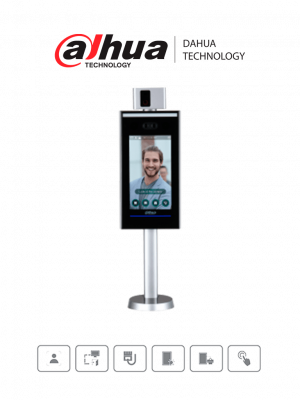 DAHUA DHI-ASI7223X-A-V1-T1 - Control de Acceso con Reconocimiento Facial y Medición de Temperatura/ Pantalla touch de 7 Pulgadas/ Soporta 100,000 Usuarios, 100,000 Rostros, 100,000 Tarjetas, 300,000 Registros/ Montaje en Torniquete/ - Image 1