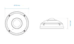 VIVOTEK FE9391-EHV-v2 - Cámara IP fisheye exterior 12 MP, panorámica 360º, Deep Search, Smart IR II 20m, Smart VCA, Stream III, WDR Pro, Micrófono integrado, ciberseguridad Trend Micro, IP66/IK10/Nema4X, SNV, NDAA, ONVIF - Image 2