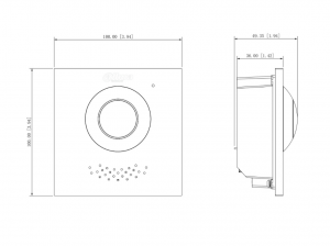 DAHUA DHI-VTO4202F-P - Modulo de Camara para Frente de Calle Modular/ HASTA 9 MODULOS/ CAMARA 2 MP/ IP65/ RELAY PARA PUERTA DESDE CELULAR/ DMSS - Image 5