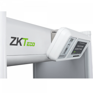 ZKTECO D4330 - Arco Detector de Metales con 33 zonas de detección, 300 niveles de sensibilidad, pantalla HD 7", indicadores LED en ambas vistas, control remoto y batería de respaldo incluida. - Image 2