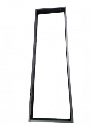 SAXXON SXR37U6637S - Gabinete de Piso color Negro / 37UR / Puerta de Vidrio Templado / Alto 180 cm / Ancho 60 cm / Profundidad 60 cm / Incluye Base con 2 Ventiladores 110V - Image 4