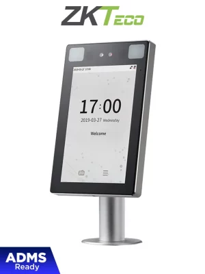 ZKTECO ProFace X CH - Terminal de Control de Acceso con Reconocimiento Facial / para Exterior/ 30 000 Rostros/ 8 Pulgadas /IP68 /IK04/ Lectura de Tarjetas ID / Incluye Soporte para Torniquete - Image 1
