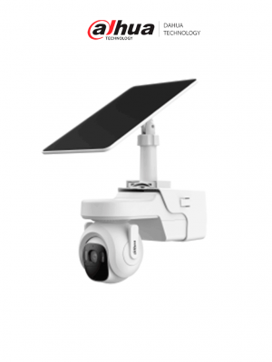 DAHUA  DH-KIT/BP4A-4G/M0508 - Kit cámara PT 4G/ 4MP/panel solar/Batería/ SMD/ Sirena y luz de disuasión activa/Audio bidireccional/ Iluminador dual inteligente/IR 30 m/ luz cálida 20m/ Modo AOV (vídeo siempre activo)/ Ranura para Micro SD// IP66/ - Image 1