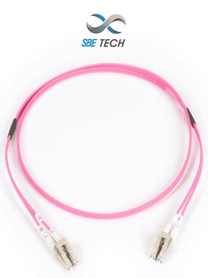 SBETECH SBE-JUMLC-LC-1M50 -  Jumper LC-LC, MM 50/125µm OM4, dúplex, 2mm, 1 metro, con conectores UPC - Image 1