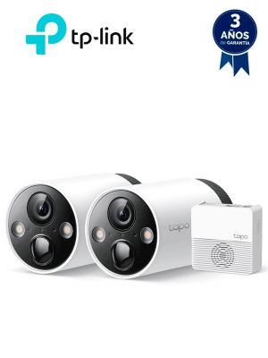 TP-LINK - TAPO C420S2 - Sistema de Cámaras Wi-Fi de vigilancia inteligente con batería (paquete de 2 piezas) - Image 1