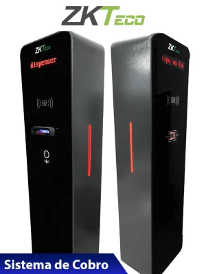 ZKTECO TBM01 / TBM02 - Kit de Dispensador y Lector de Tickets QR / Sin Contacto / Compatible con Sensor de Masa VR10, UHF / Pantalla LED / Funciones de Voz / Requiere Software para cobro ZK Bio CV Security modulo de estacionamiento - Image 1