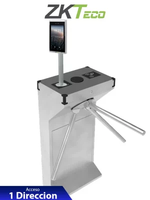 ZKTECO - Kit de torniquete TS1000D con control de acceso FaceDepot7BL - Image 1