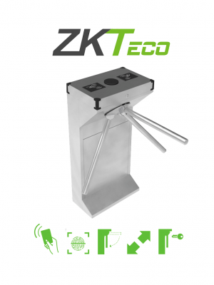 ZKTECO - Kit de torniquete TS1000D con control de acceso FaceDepot7BL - Image 3