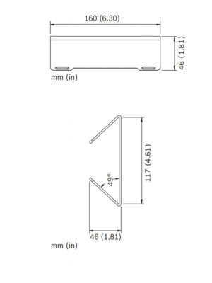 BOSCH V_IIRMNTPMB- Soporte iluminador/ Montaje en poste - Image 3