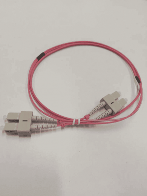 SBE TECH SBE-JUMSCSC1M50 Jumper SC-SC MULTIMODO 50/125 OM4 duplex 2 mm, 1 metro, UPC - Image 2