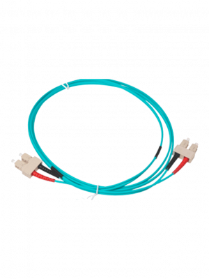 SBE TECH SBE-JUMSCSC1M50 Jumper SC-SC MULTIMODO 50/125 OM4 duplex 2 mm, 1 metro, UPC - Image 1