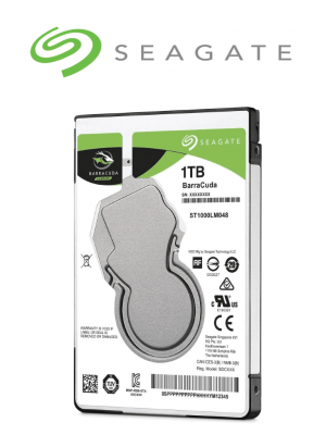 SEAGATE ST1000LM048 - Disco duro de 1TB / 2.5 Pulgadas / Para usos multiples / SATA 6Gb/s / 128MB / 5400 RPM / 600000 Ciclos/ BarraCuda / Compatible con DVRs móviles - Image 1