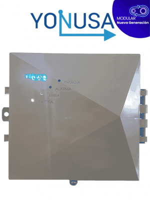 YONUSA EYM12000127NG - Energizador Modular para Cercos Eléctricos, Salida de Hasta 12,500 V, Alcance de 2,500 Metros Lineales (500 Metros en 5 Líneas), Alimentación 110/220 VAC, Compatible con Módulo WiFi, Bajo Consumo - Image 1