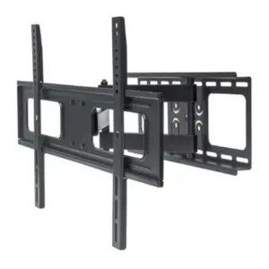 MANHATTAN - 461283 - Soporte de pared universal para TV de pantalla plana de movimiento completo / Un solo brazo soporta un televisor de 37" a 70" de hasta 50 kg (110 libras)