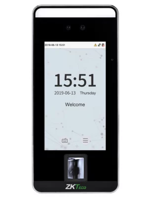 ZKTECO SpeedFaceV5LPWIFI - Control de Acceso y Asistencia Visible Light con Autenticación Facial (6000 Rostros), Huella Digital BioID+ (6000), Tarjeta ID 125 KHz, Soporta 200,000 Eventos y Conectividad TCP/IP o WiFi - Image 3